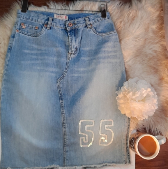 Denim Skirt Y2K style - Picture 6 of 8